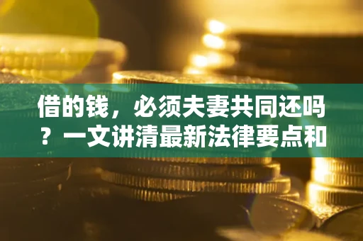 武汉借的钱，必须夫妻共同还吗？一文讲清最新法律要点和避坑指南