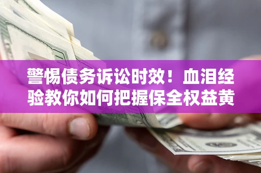 武汉警惕债务诉讼时效！血泪经验教你如何把握保全权益黄金期