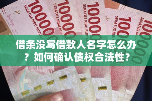 武汉借条没写借款人名字怎么办？如何确认债权合法性？