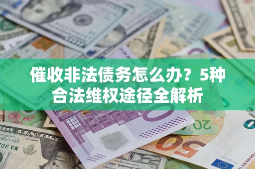 武汉催收非法债务怎么办？5种合法维权途径全解析