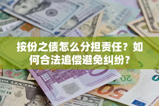 武汉按份之债怎么分担责任？如何合法追偿避免纠纷？